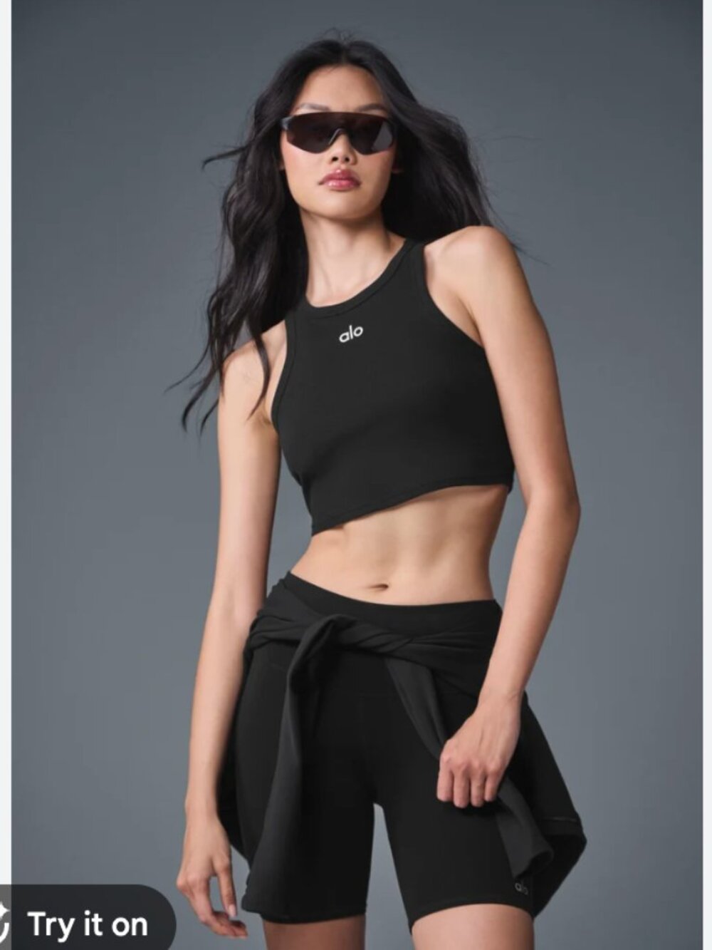 Alo Yoga Black Tank - Picture 2 of 5